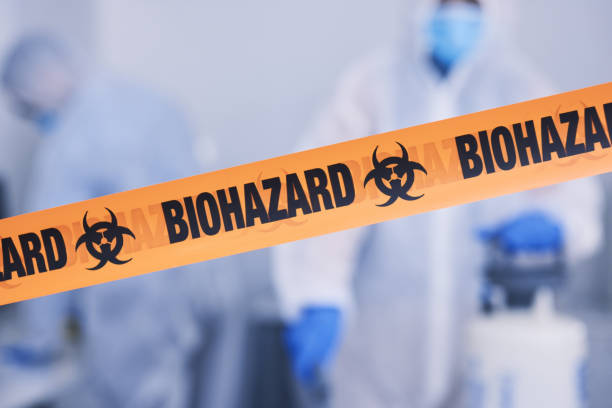 Professional Biohazard Cleanup technician working in Bellevue, WA